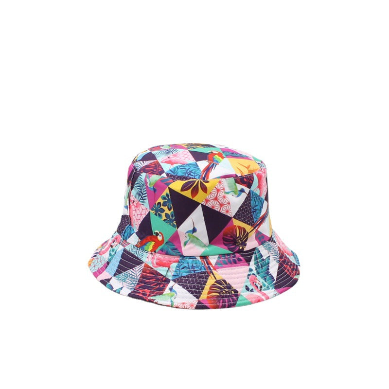 Wholesale Polyester Cotton Printed Double Sided Bucket Hat